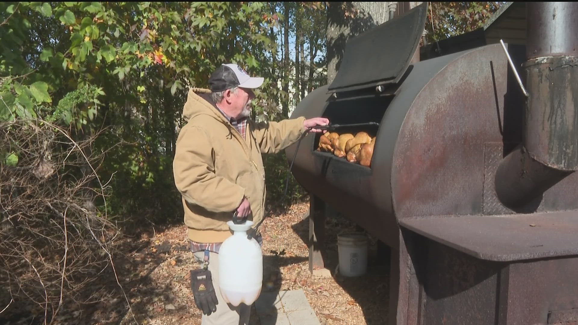 Members of a Cobb County American Legion post are hard at work for the holidays.