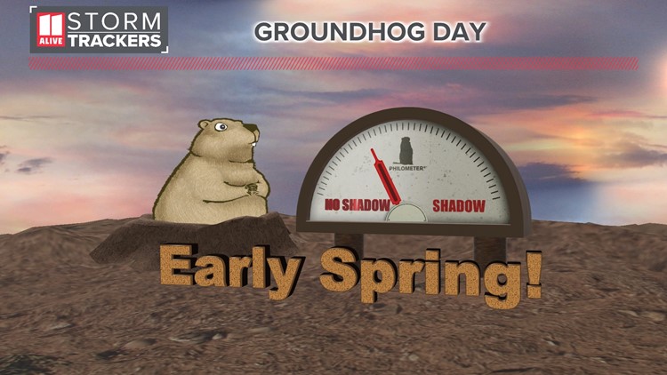 Georgia's groundhog may be on to something | Here's what February's weather looks like