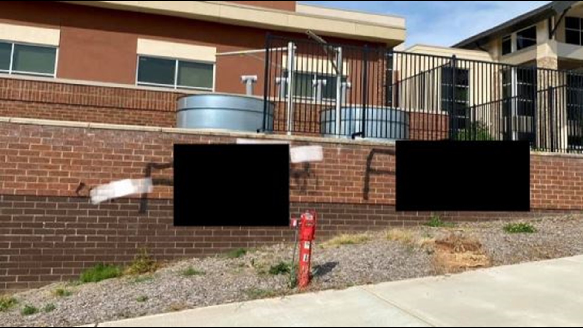 Walton High School vandalized with profanity