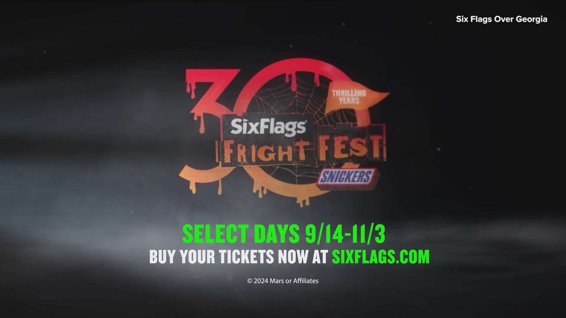 Six Flags Over Georgia is back and scarier than ever for its 30th anniversary celebration.