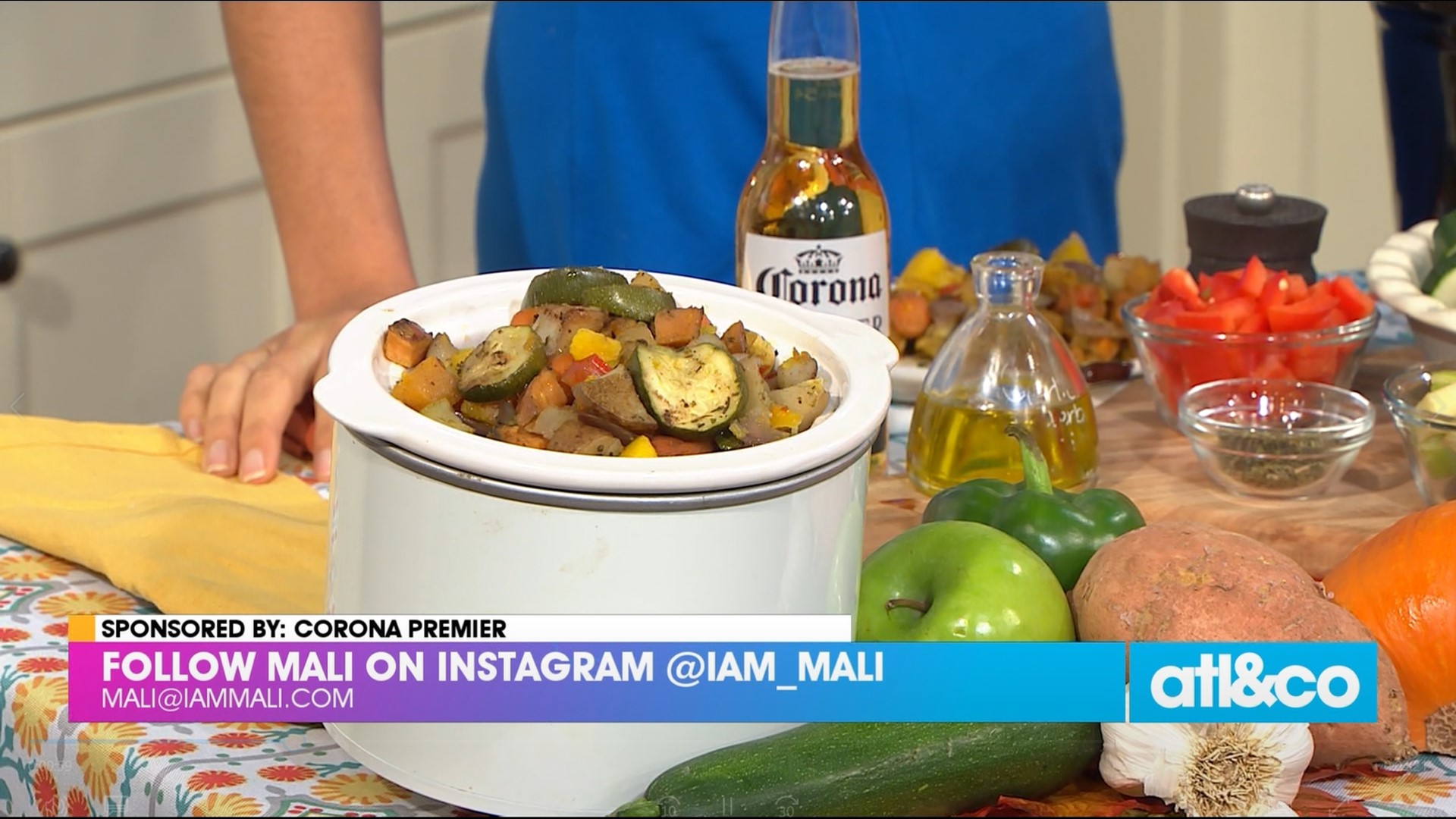 Happy Soup Season with Chef Mali Wilson! Simmer up this savory slow-cooked Corona Premier Roasted Vegetable Stew.