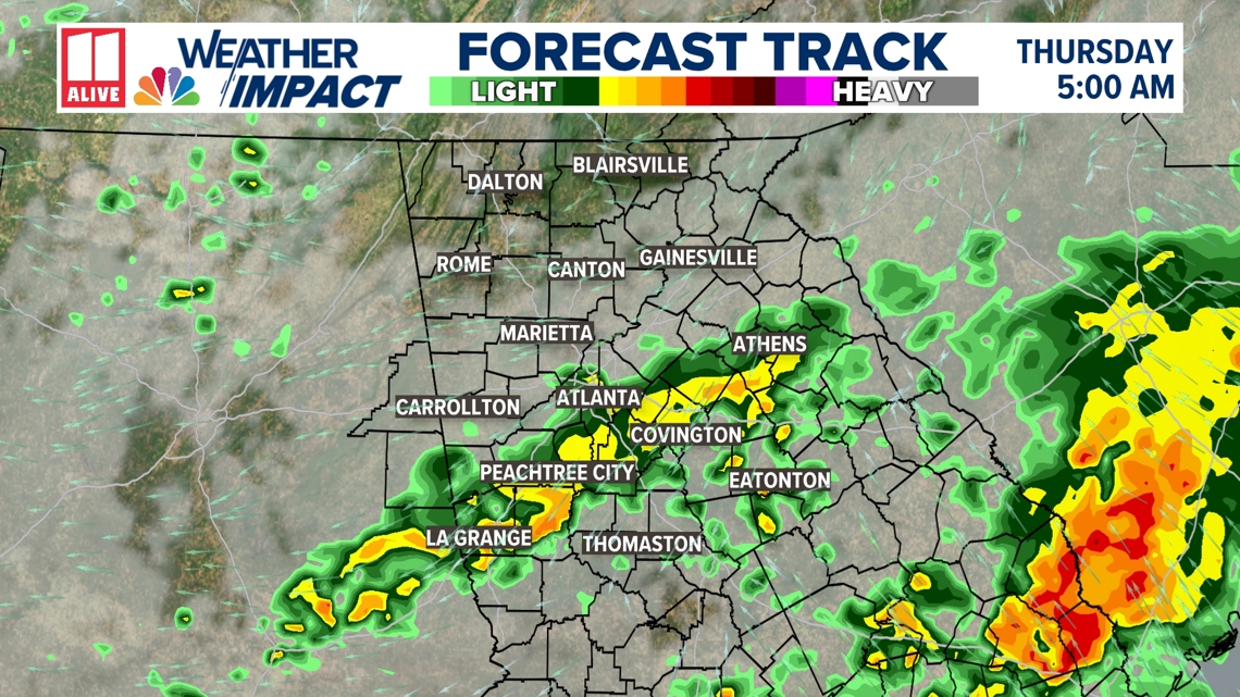 11Alive Weather Impact Alert for Nov. 6 and 7 | What to know | 11alive.com