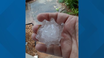 Golf ball size hail, flooding spotted in north Georgia | Wednesday weather alerts and updates