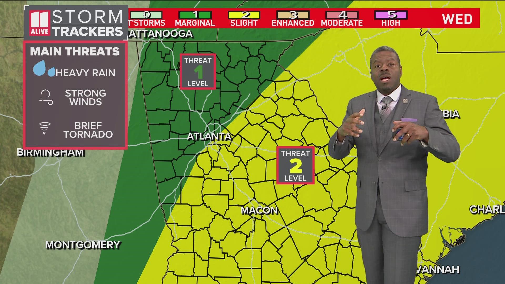 When to expect strong storms in