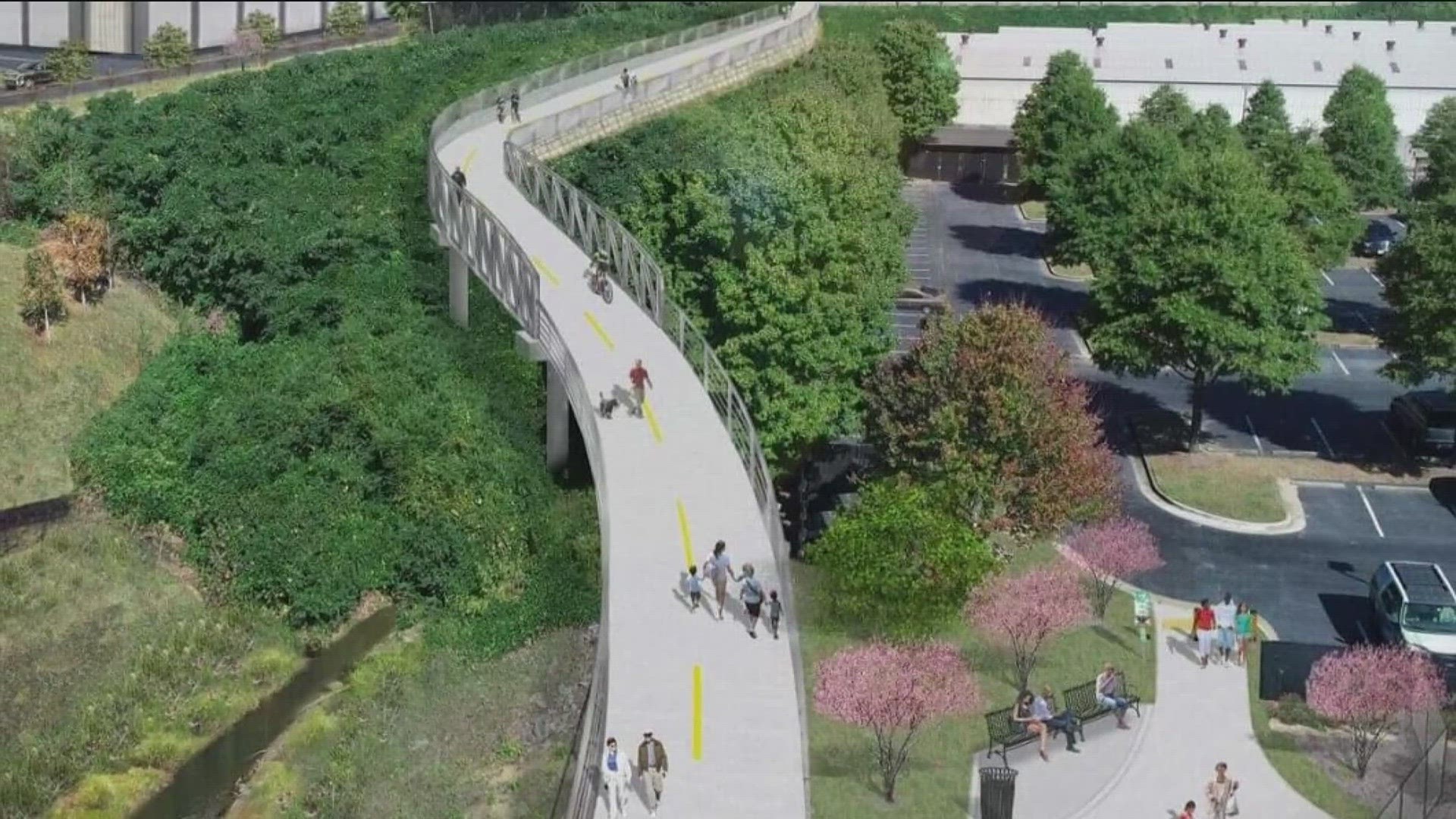 The Westside Paper Spur Trail will connect West Marietta Street to the Beltline Connector