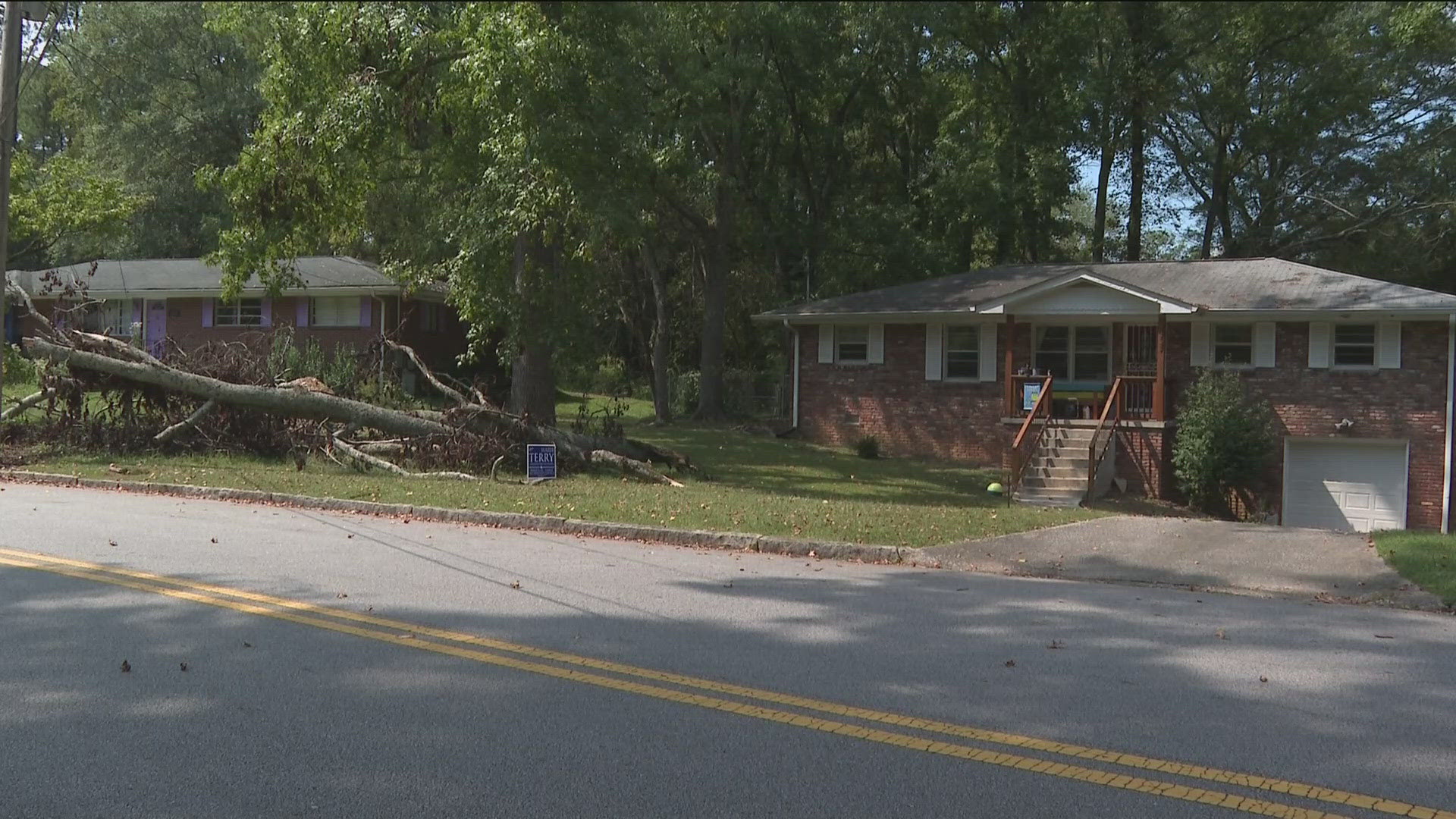 The city sent the homeowner a warning to have it removed in a timely manner.