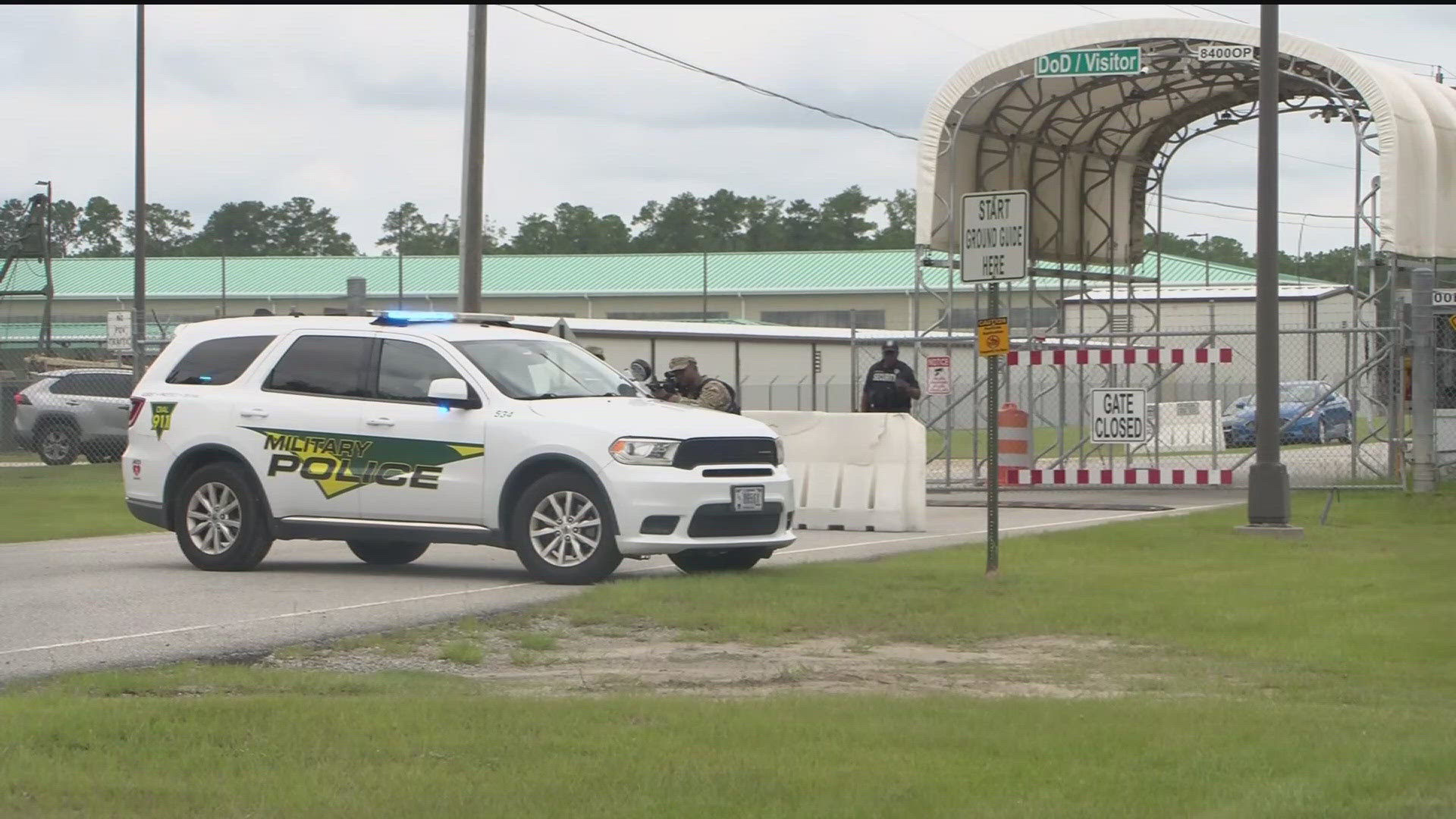 Fort Stewart officials announced the identity of a suspect during a press conference after five soldiers were wounded in a shooting in southeast Georgia on Wednesday