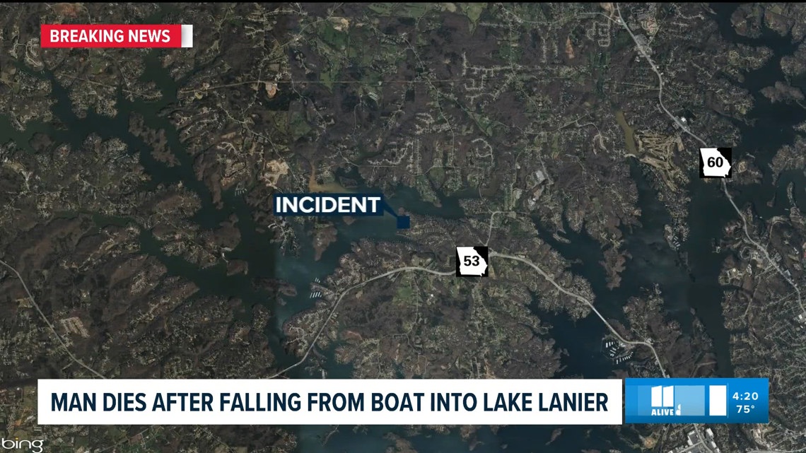 Man dies after falling from boat into Lake Lanier | 11alive.com