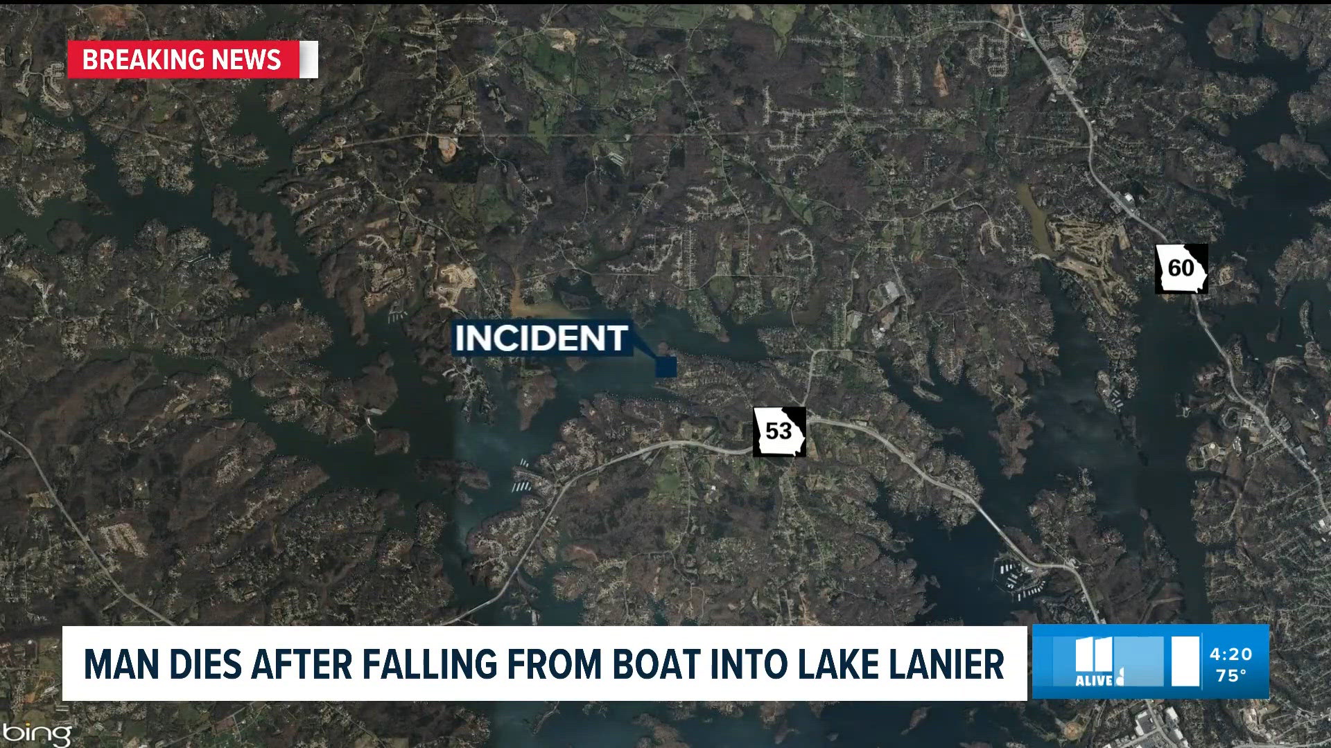 Man dies after falling from boat into Lake Lanier | 11alive.com