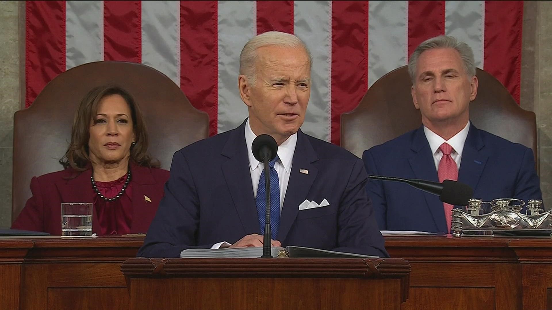 President Biden used his address Tuesday night to reassure a country beset by pessimism and fraught political divisions.