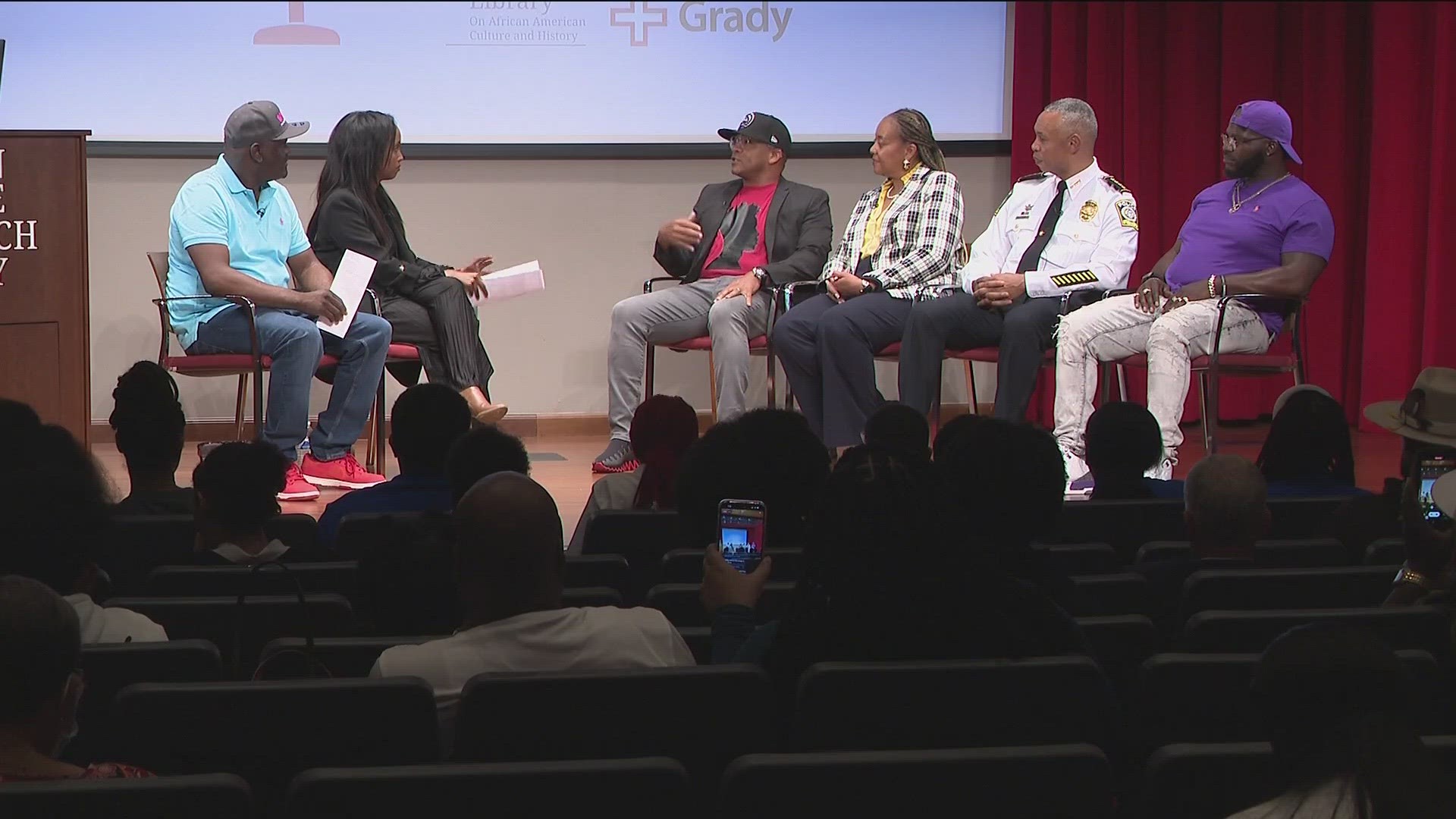 Local leaders, educators, recording artists, parents, and teens had an open and honest conversation Monday.