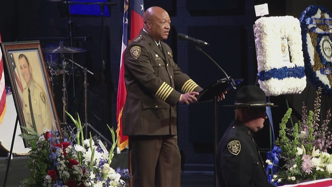 Cobb County sheriff deputy Jonathan Koleski funeral live stream