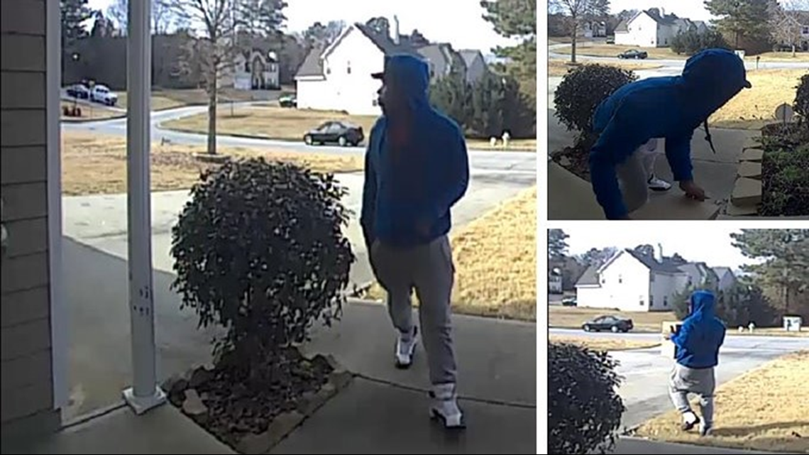 Man caught on camera stealing packages from porches in Gwinnett ...