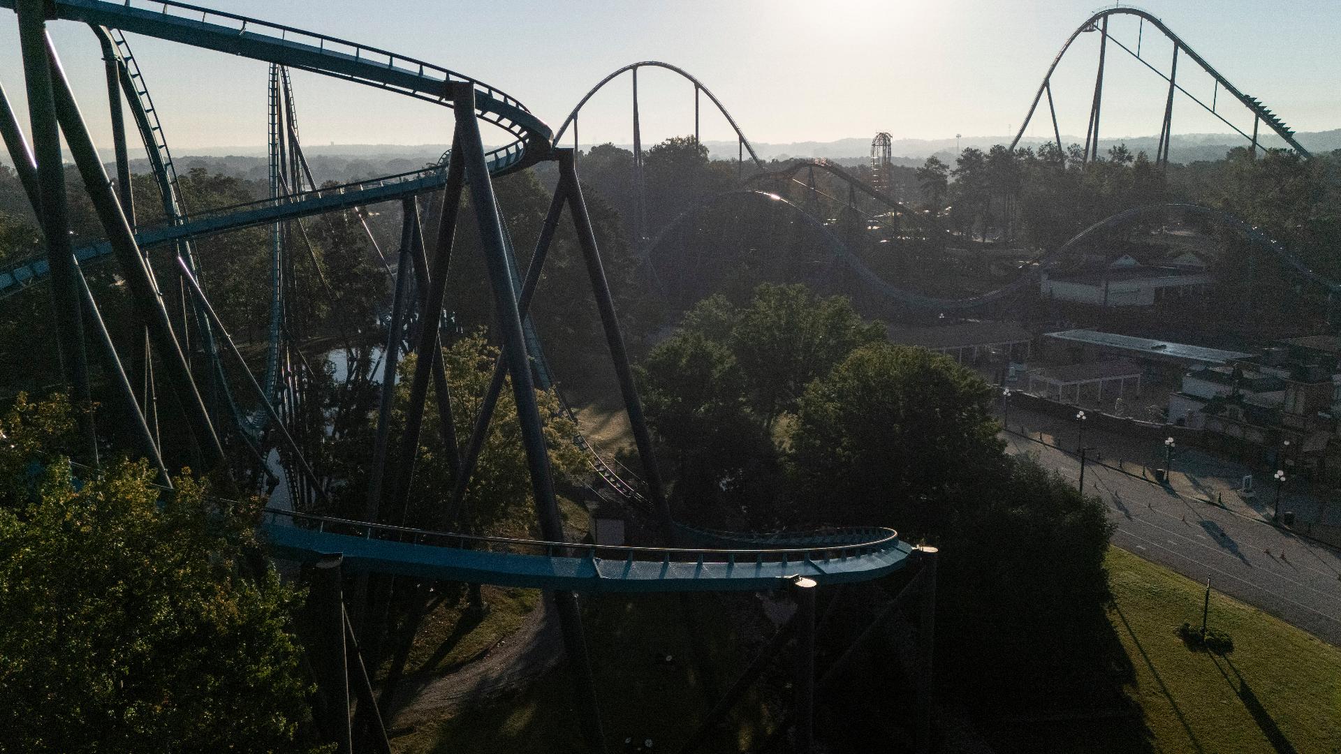 Road Atlanta Racing Line Six Flags Over Georgia in line to reopen tomorrow, Goliath to remain ...