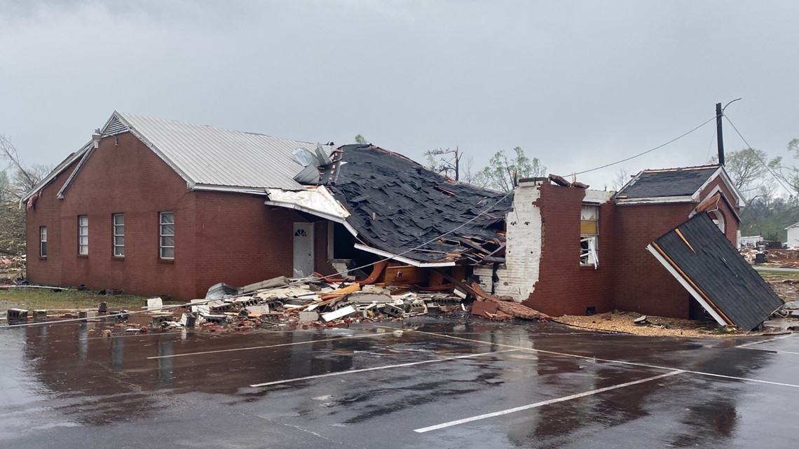 Tornado in Troup County near LaGrange and West Point
