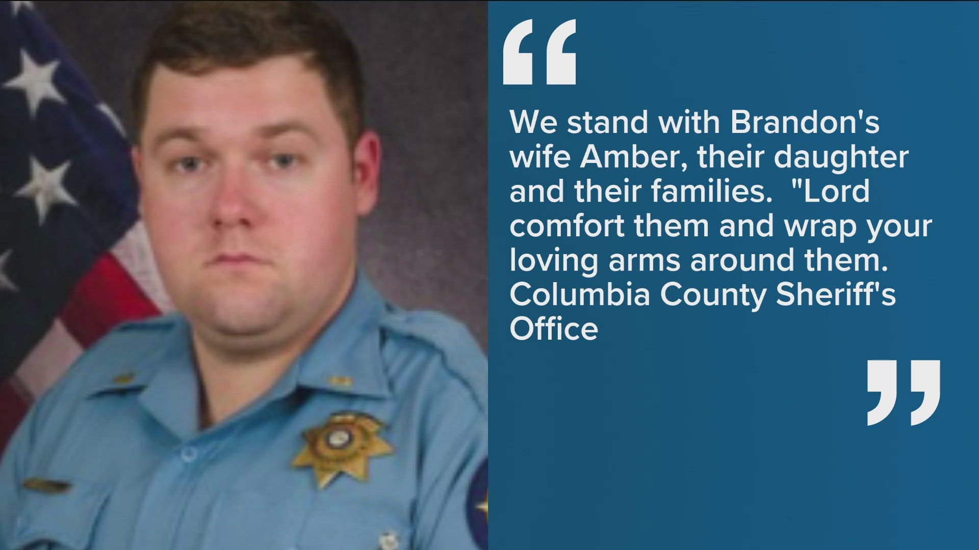 Community remembers deputy killed in Columbia County shooting | 11alive.com