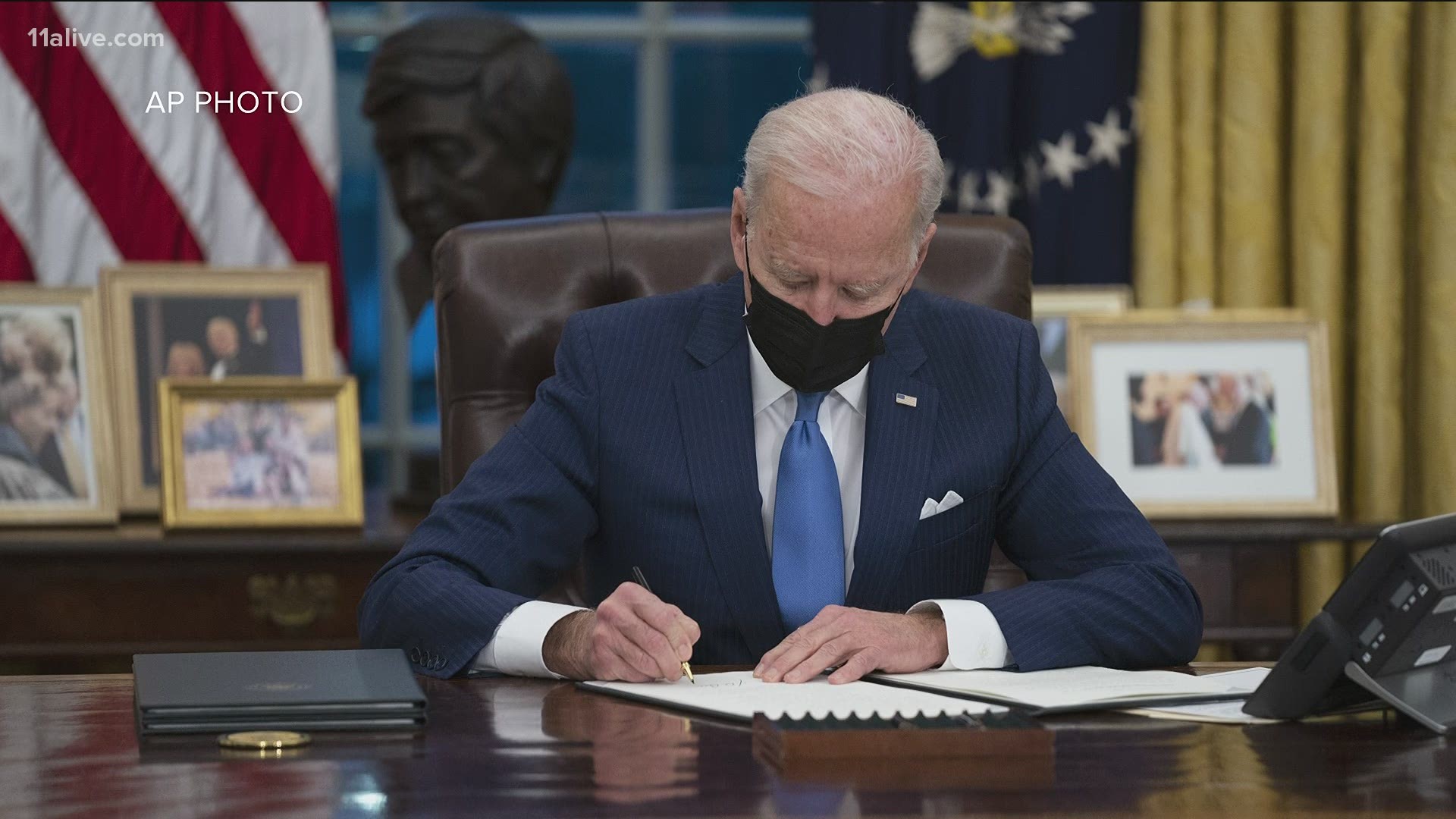 President Joe Biden issued an executive order to revoke the permit for the pipeline.