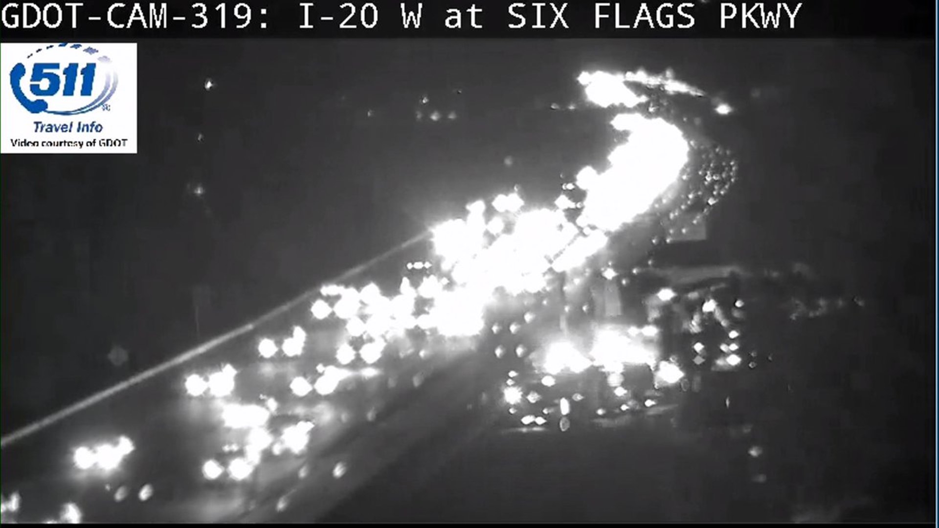 Crash clears on I-20 after tractor trailer crash blocks lanes | 11alive.com