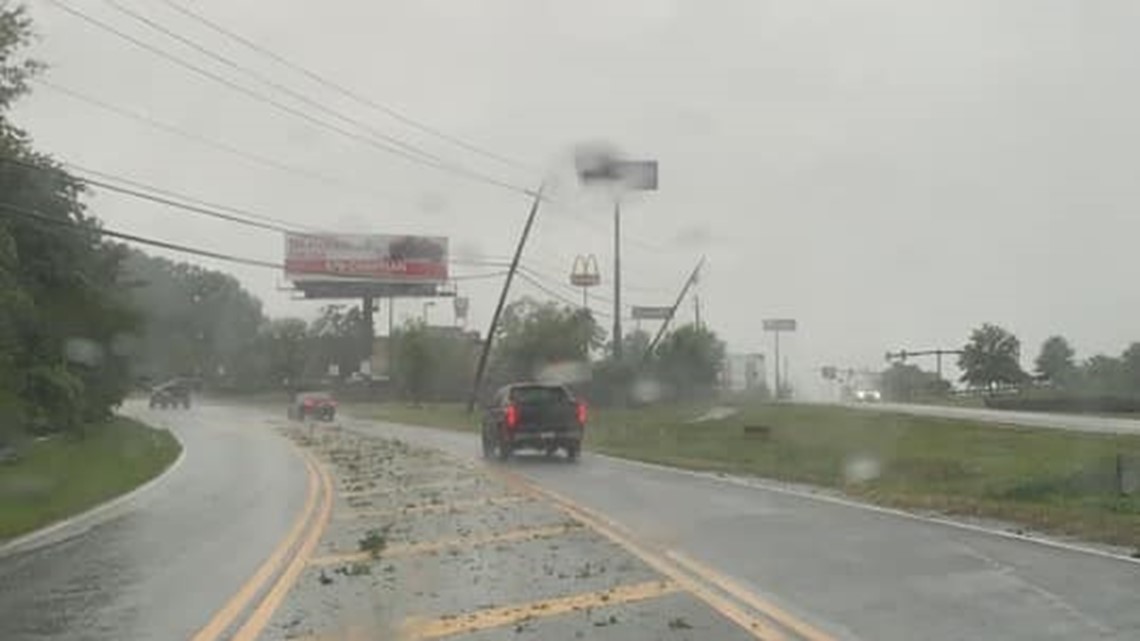 Conyers storm damage on Monday likely not a tornado
