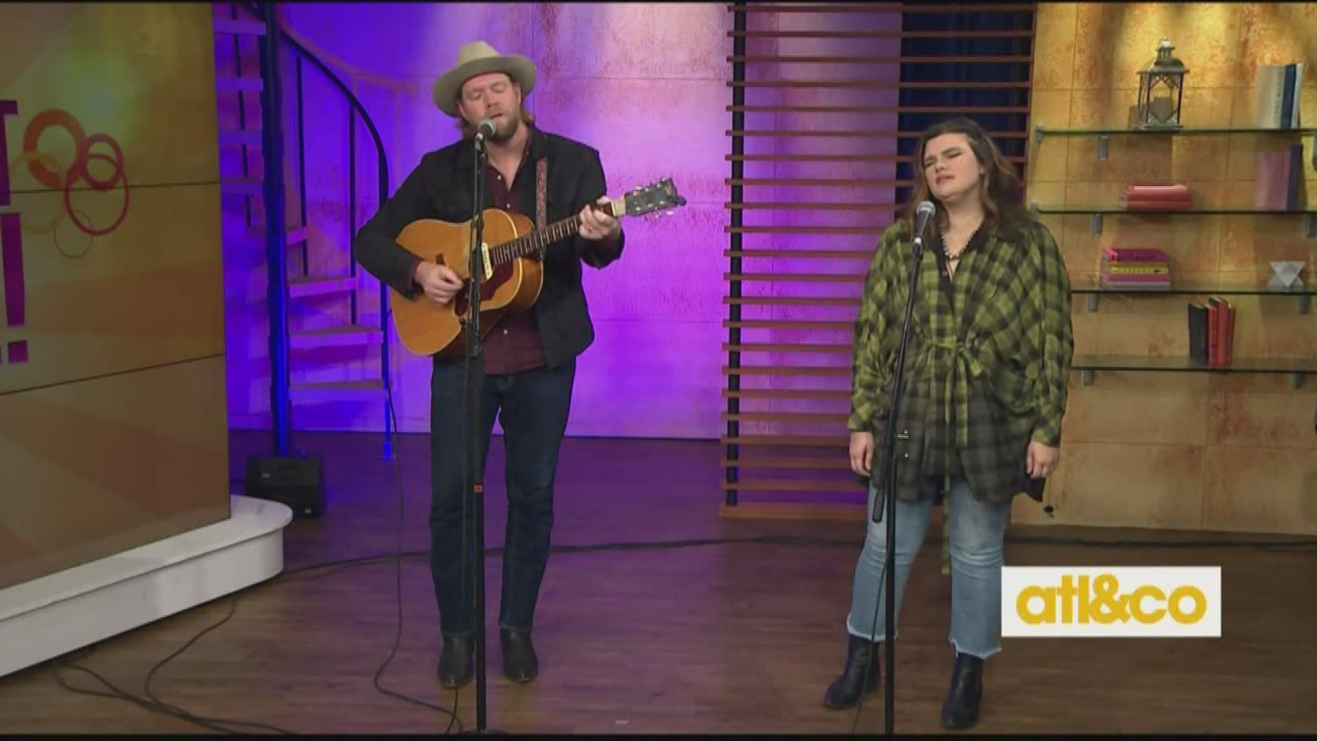 Married duo Ben Roberts and Emily Roberts perform classic Americana on 'Atlanta & Company'