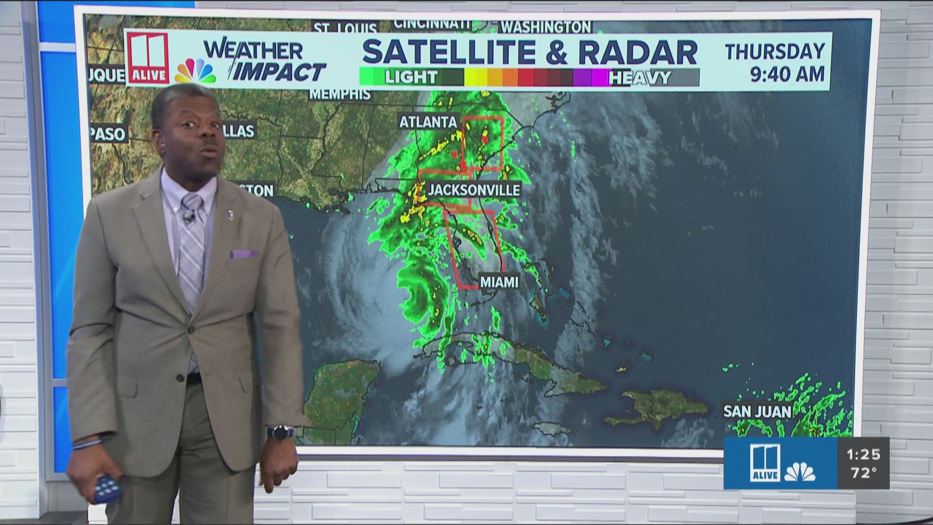 11Alive's Weather Impact Team are giving you the latest on the storm's track, path and impacts to Georgia.