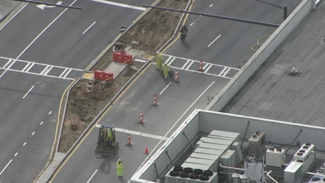 Gas leak on Howell Mill Road in Atlanta