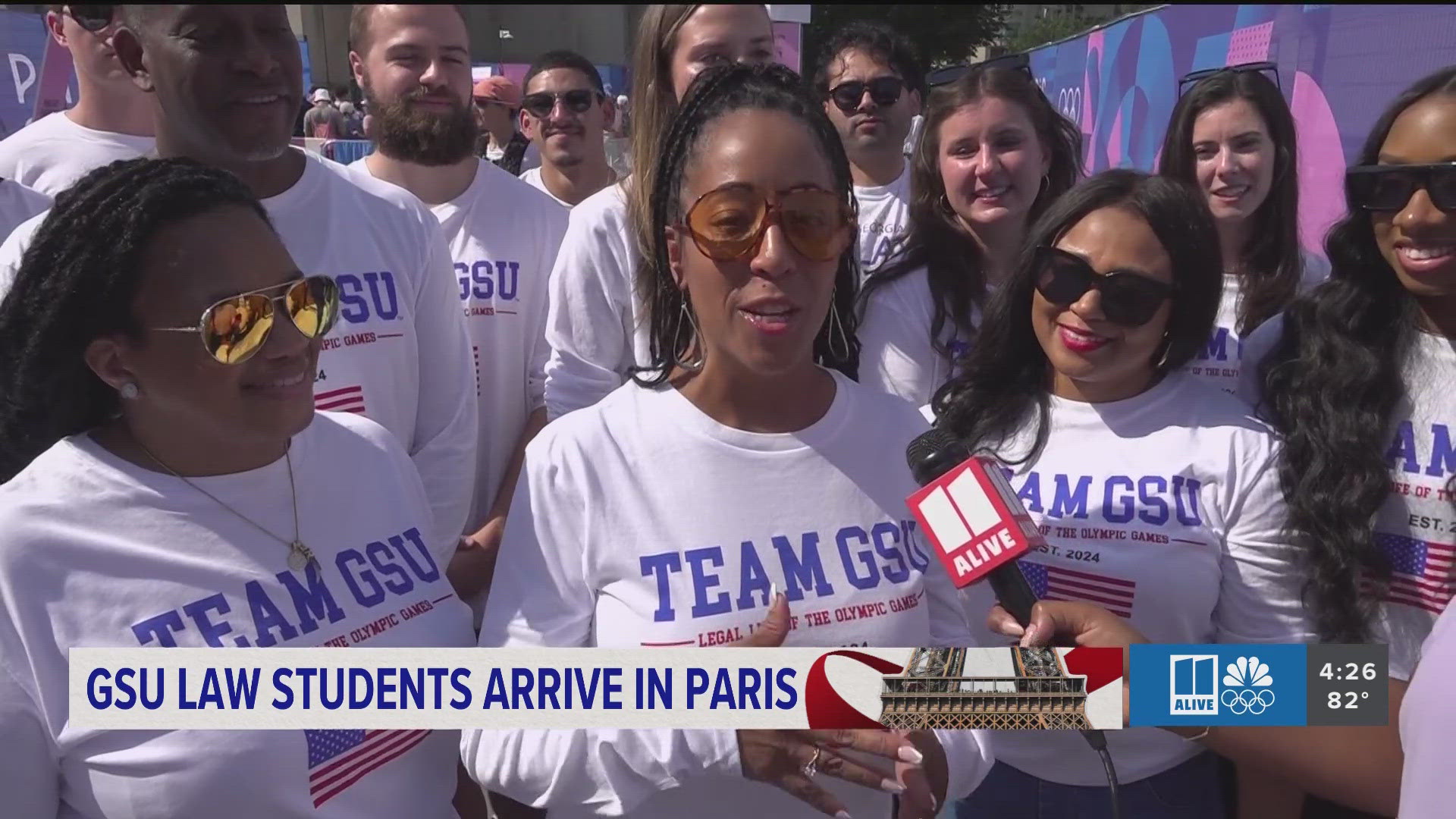 A group of students from Georgia State's Law School are getting the trip of a lifetime.