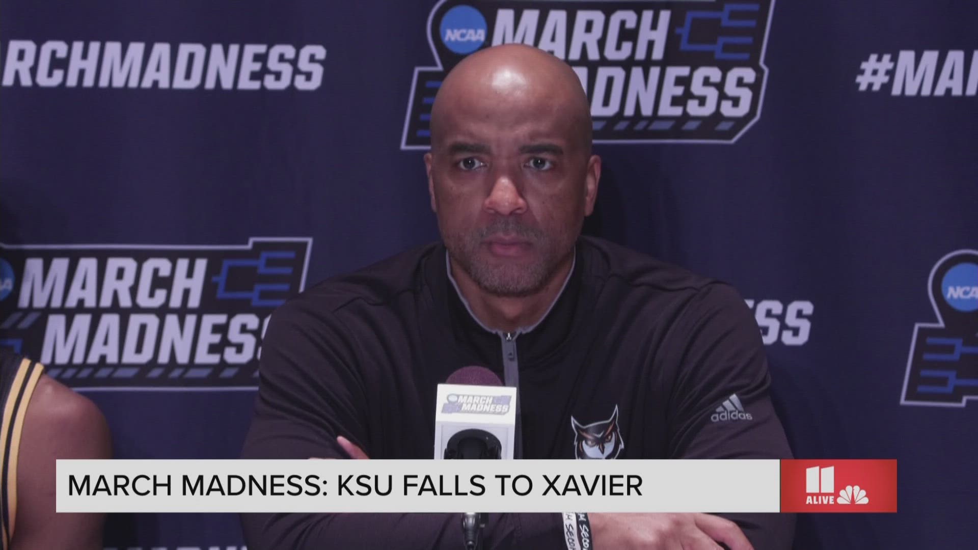 Coach Amir said the team has "nothing to hang their head about" after the Owls lost 72-67 to Xavier in the first round of the NCAA tournament.