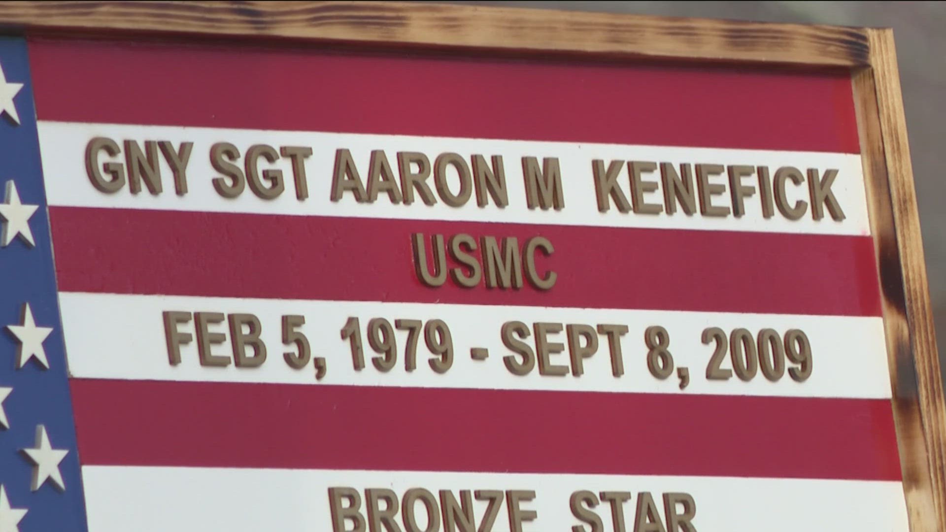 GNY SGT Aaron M. Kenefick died in 2009.