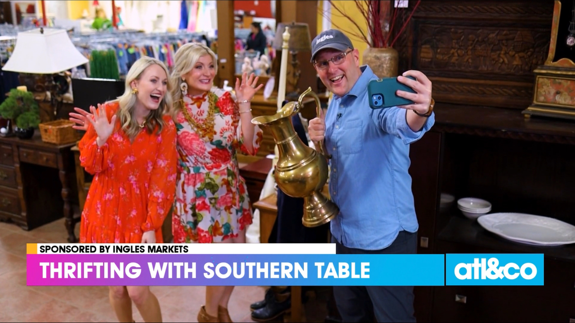 Let's go on a thrifting expedition with Erin Barnett and Kelli Smith from The Southern Table, presented by Ingles Markets.