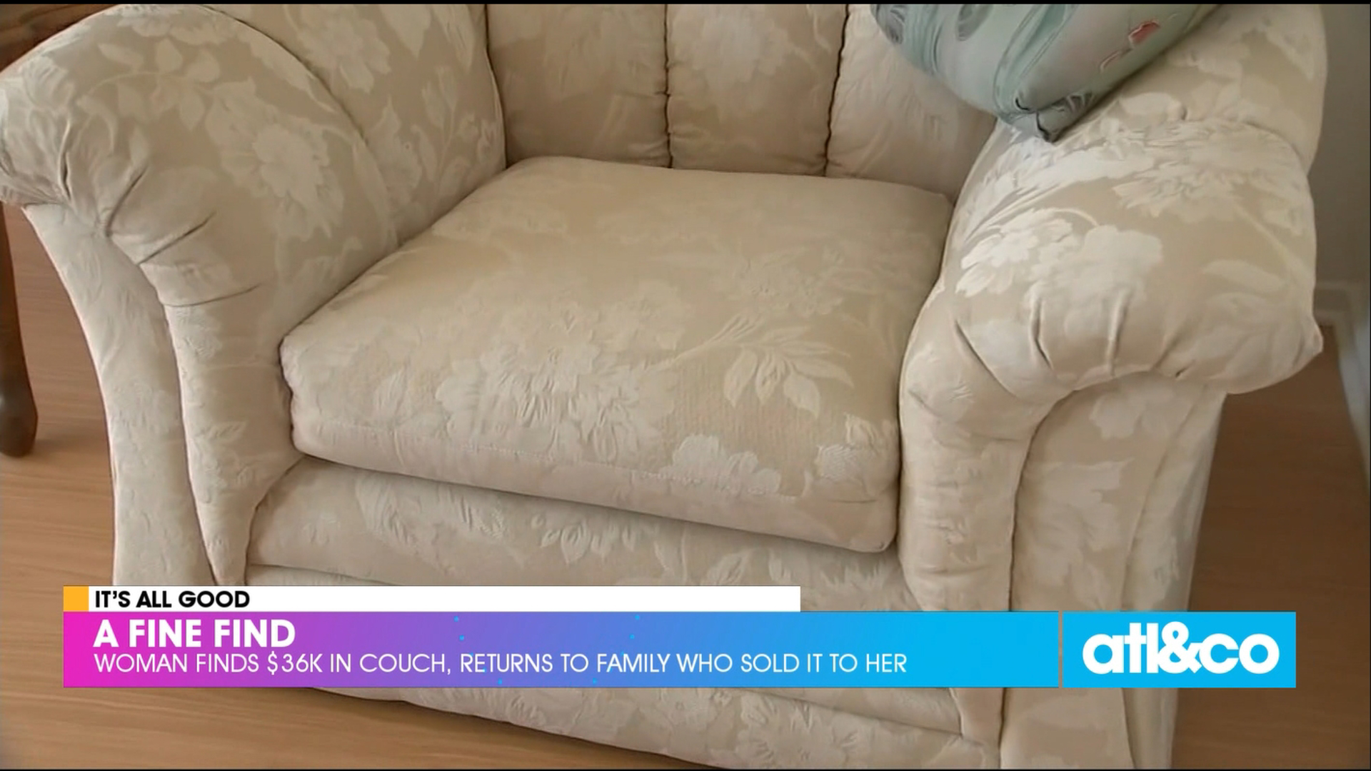 A woman got a free couch off Craigslist and found $36,000 in the cushion.
