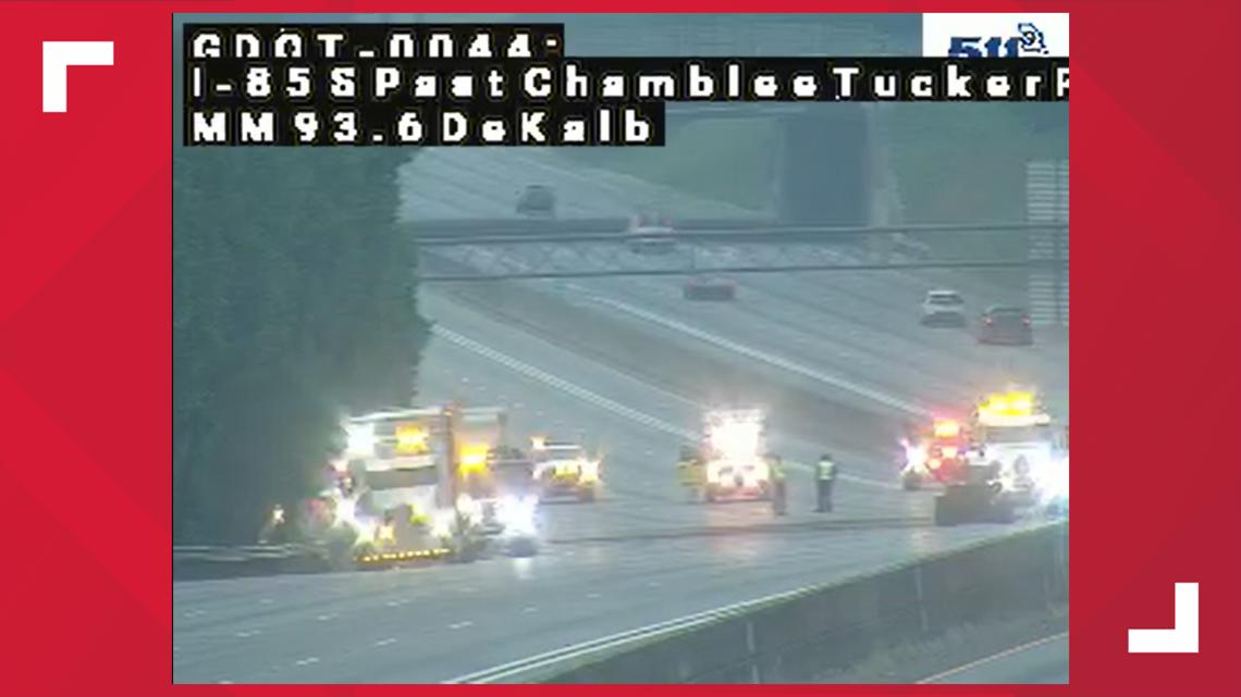 I-85 in DeKalb reopens after tanker crash kills 1, injures others