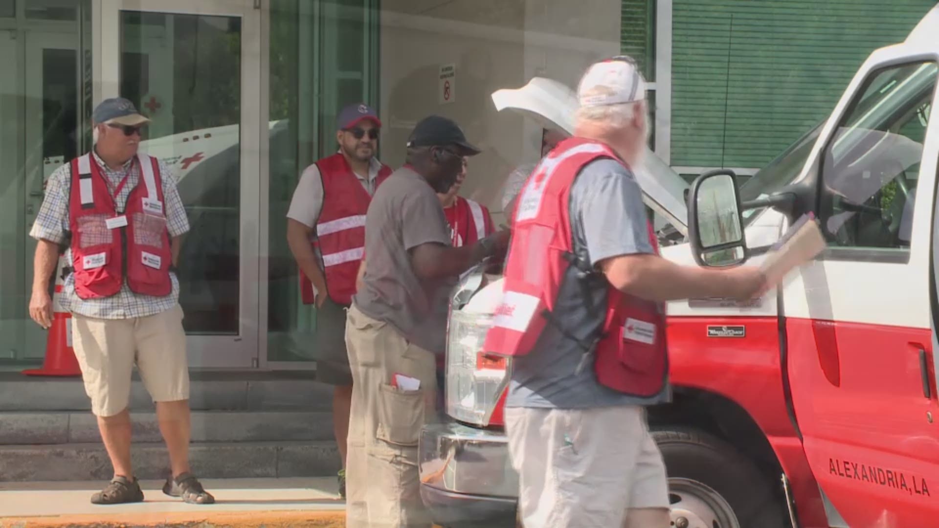 Volunteers with the American Red Cross are heading to areas directly affected by Tropical Storm Barry with food, water and cleaning supplies in order to provide relief. They departed Atlanta on Sunday in special disaster response vehicles.