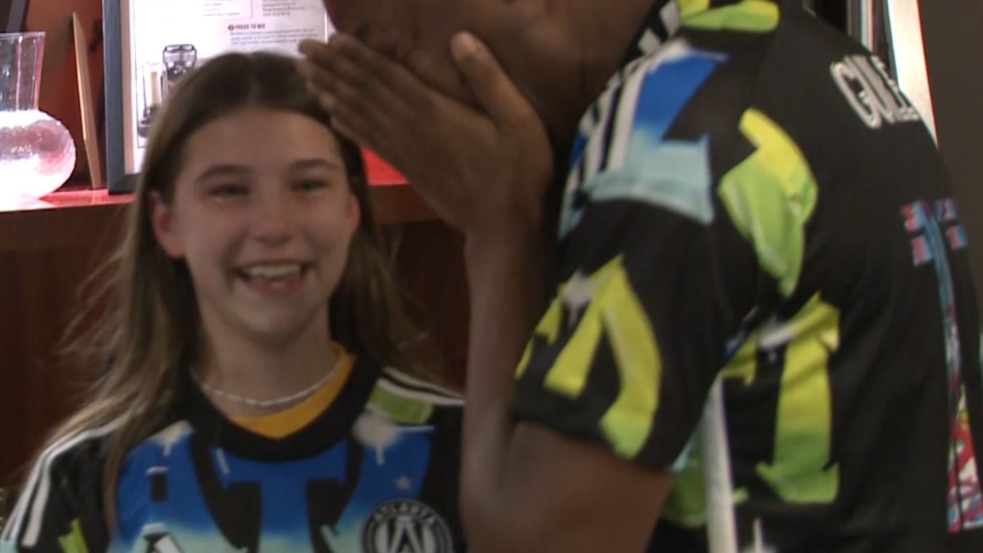 Young brain tumor patient & nurse reunite at Atlanta United game