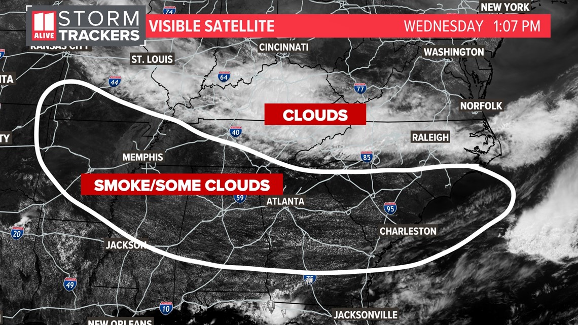 Air quality Atlanta impact Canadian wildfire smoke