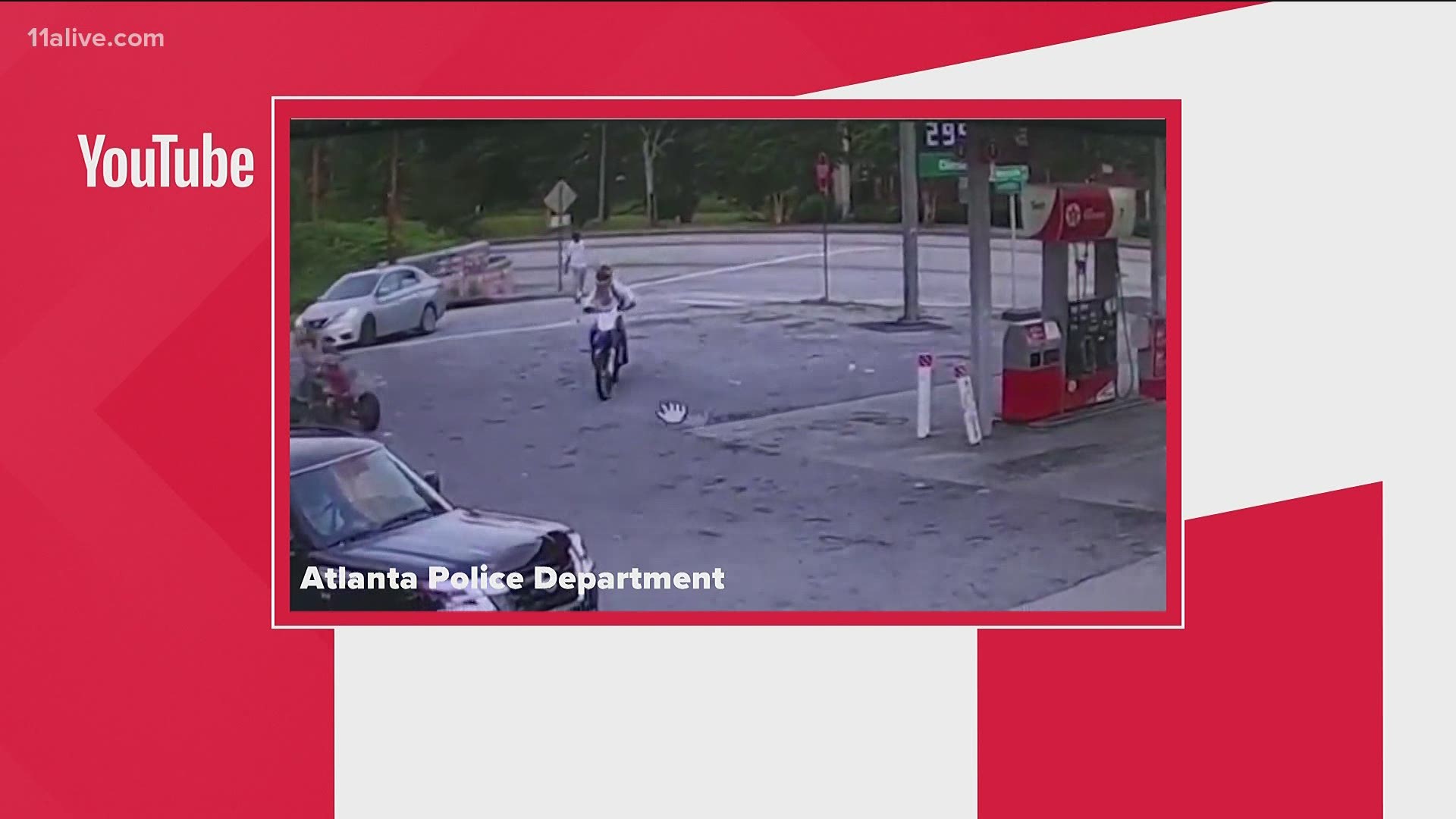 Atlanta Police and Crime Stoppers are offering a $5,000 reward for anyone who can help them with information that could identify and prosecute the driver.