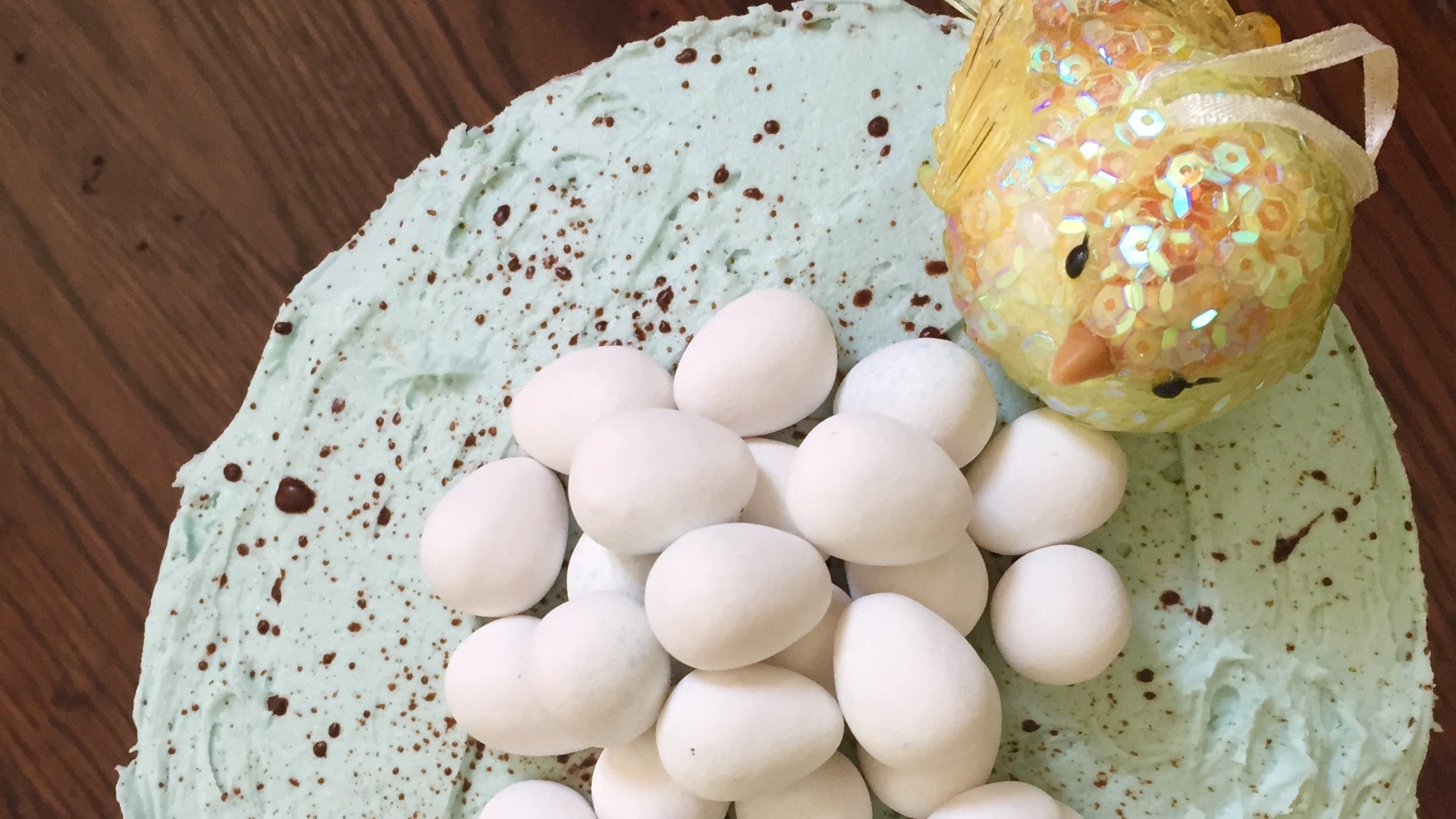 Learn how to make a Malted Robins Egg cake that's perfect for Easter.