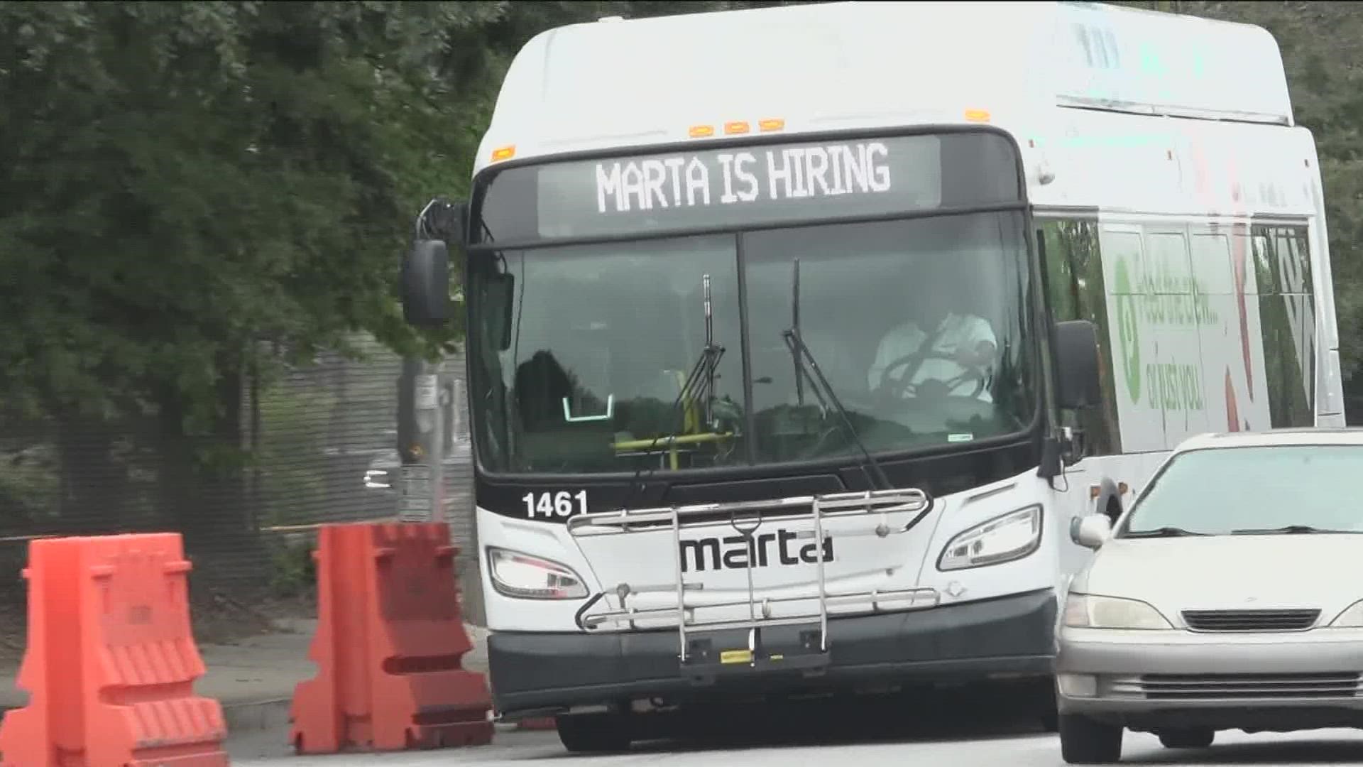 MARTA is giving the gift of free bus rides this holiday season.