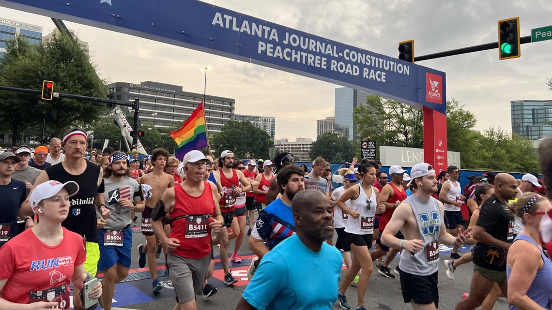 2023 AJC Peachtree Road Race Start to Finish special