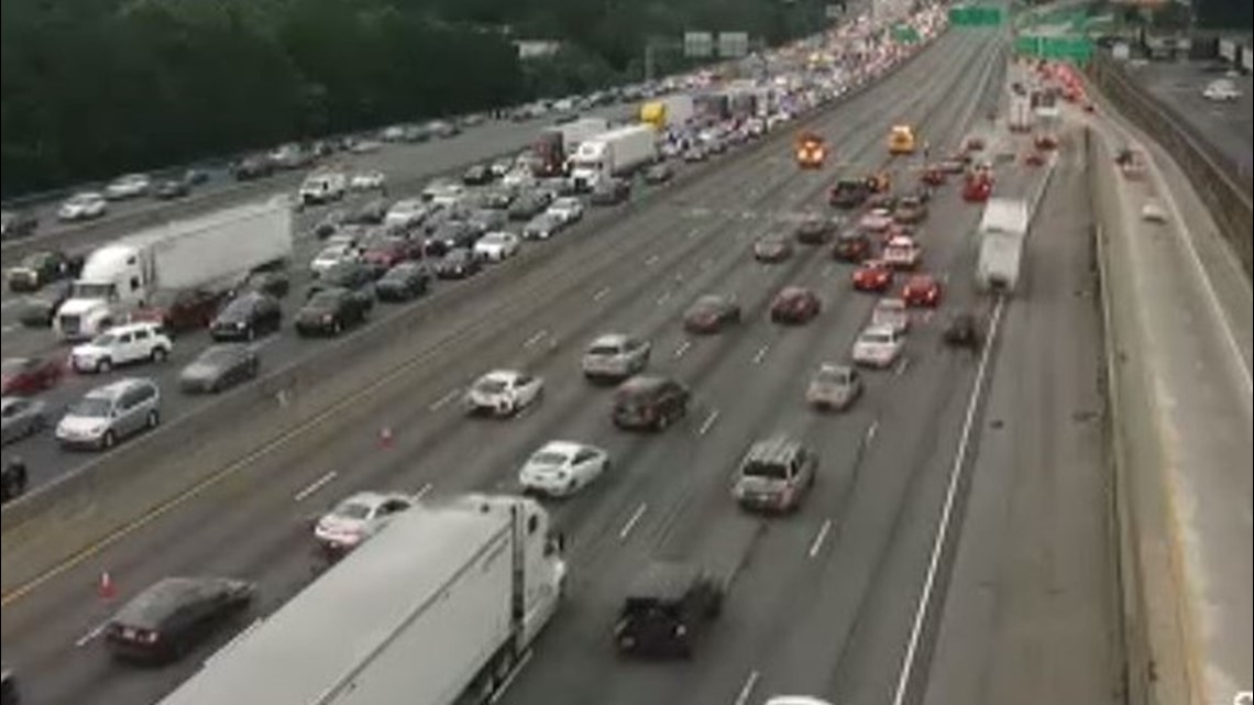 I285 East traffic reopens at I85 Spaghetti Junction