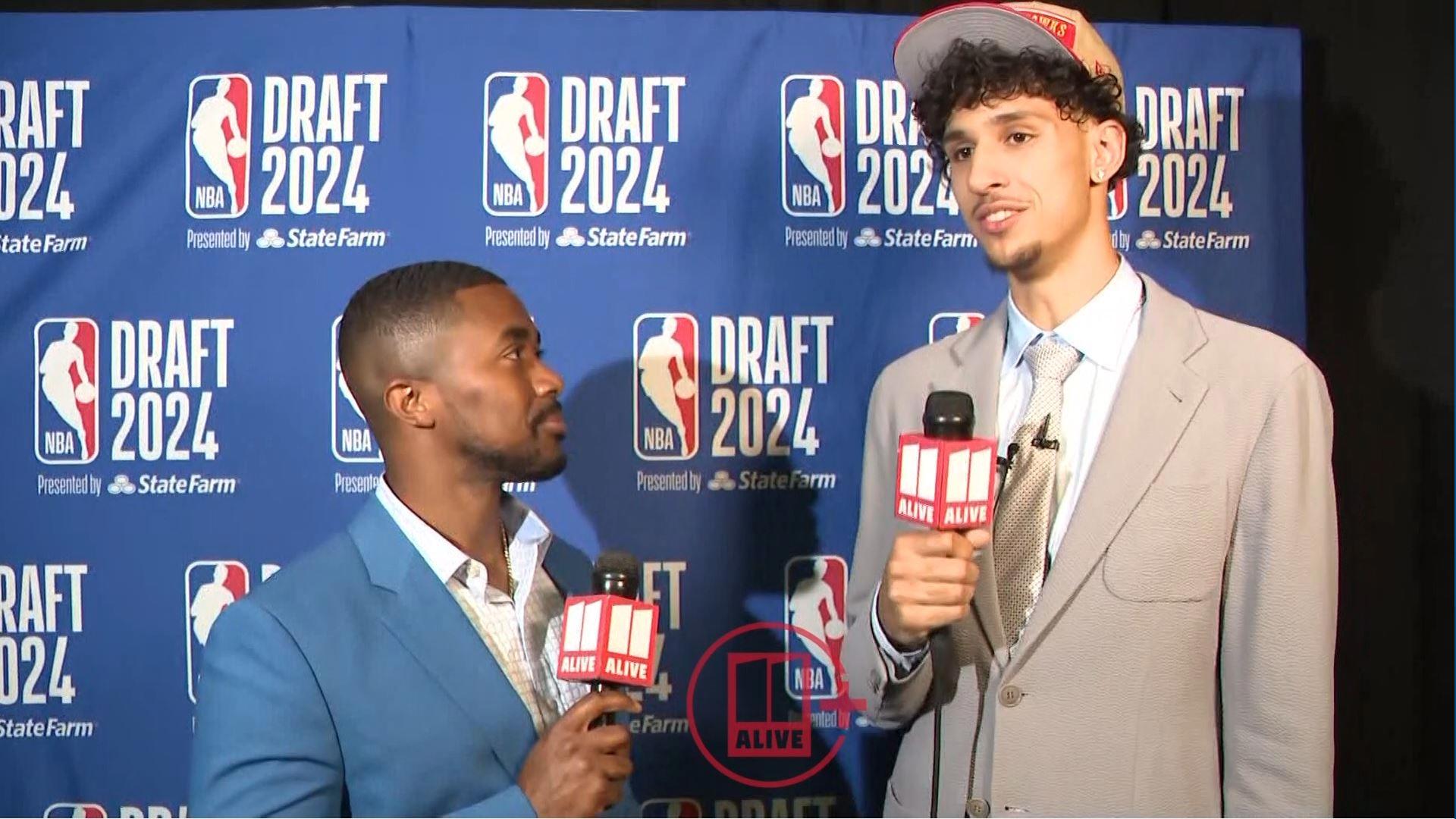 Zaccharie Risacher became the first No. 1 overall pick for the Atlanta Hawks in the NBA Draft lottery era.