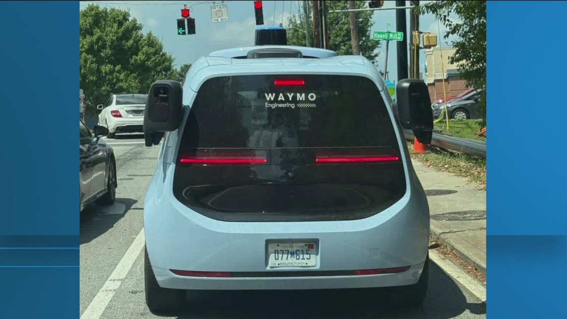 Painted Waymo New Waymo model rolling out in Atlanta | 11alive.com