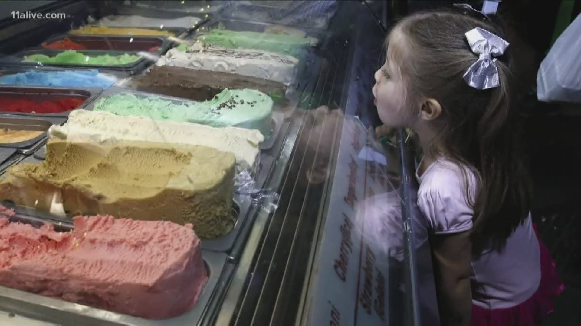 Gelato is the Italian version of ice cream that generally has less fat and less air.