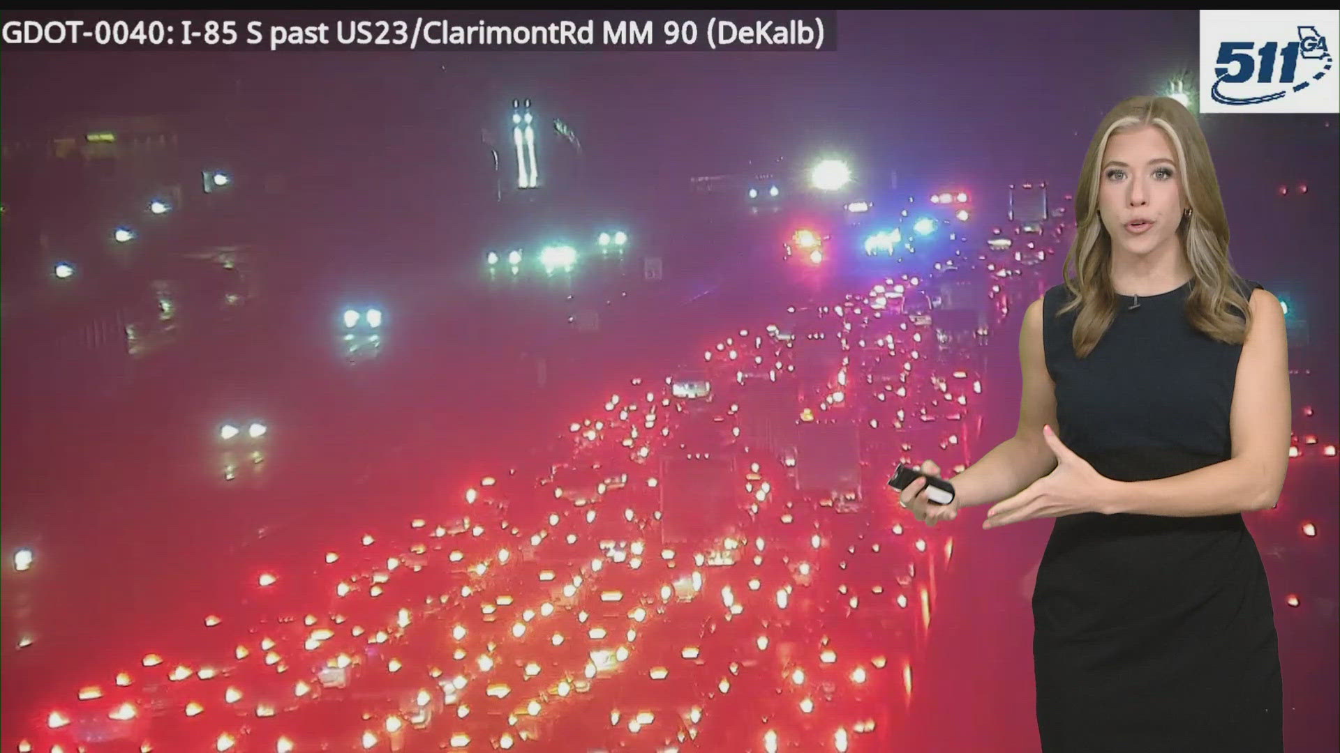 I 85 traffic southbound lanes closed in DeKalb County | 11alive.com