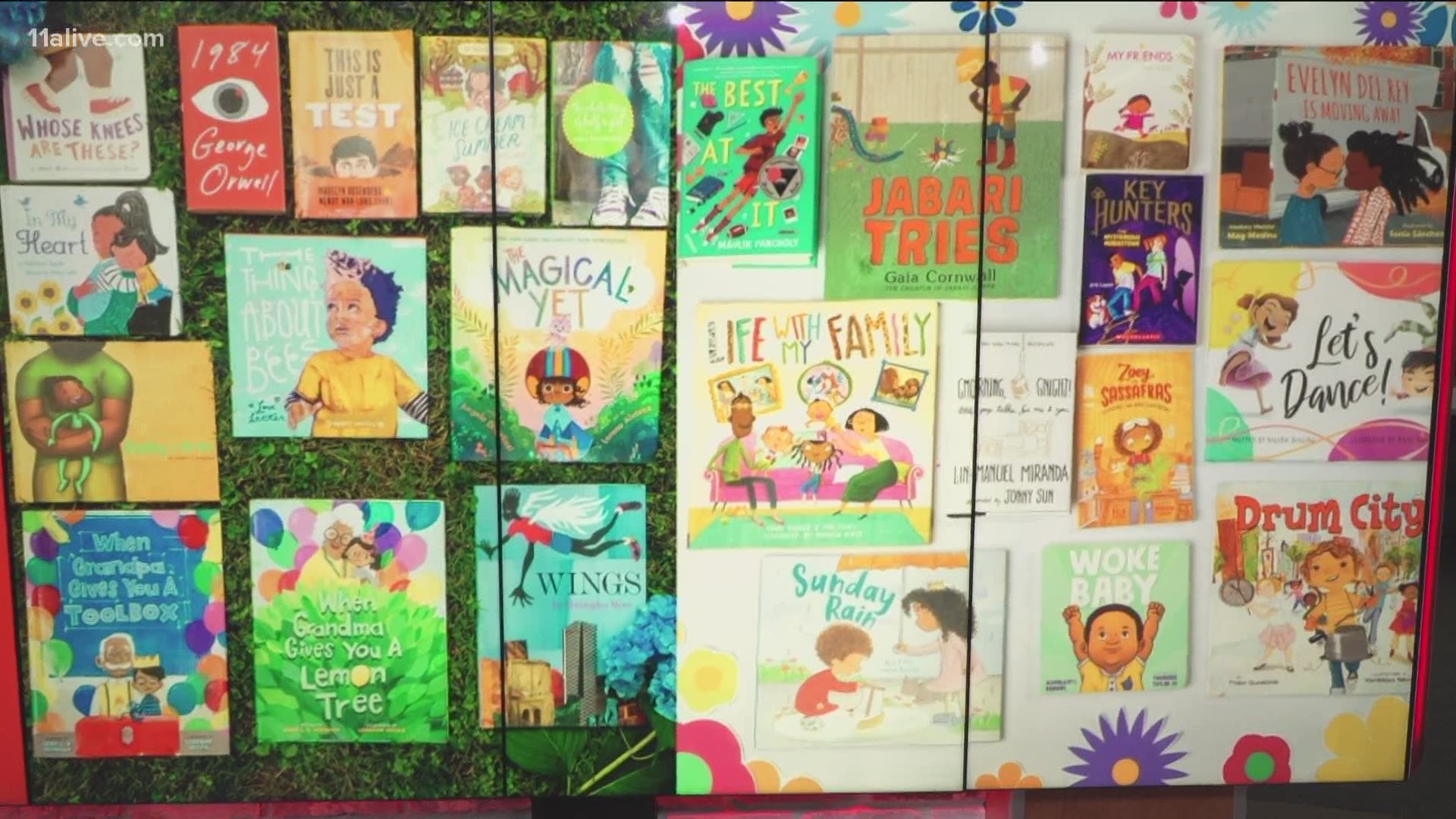 She curates more than 350 children's books all featuring kids of color.