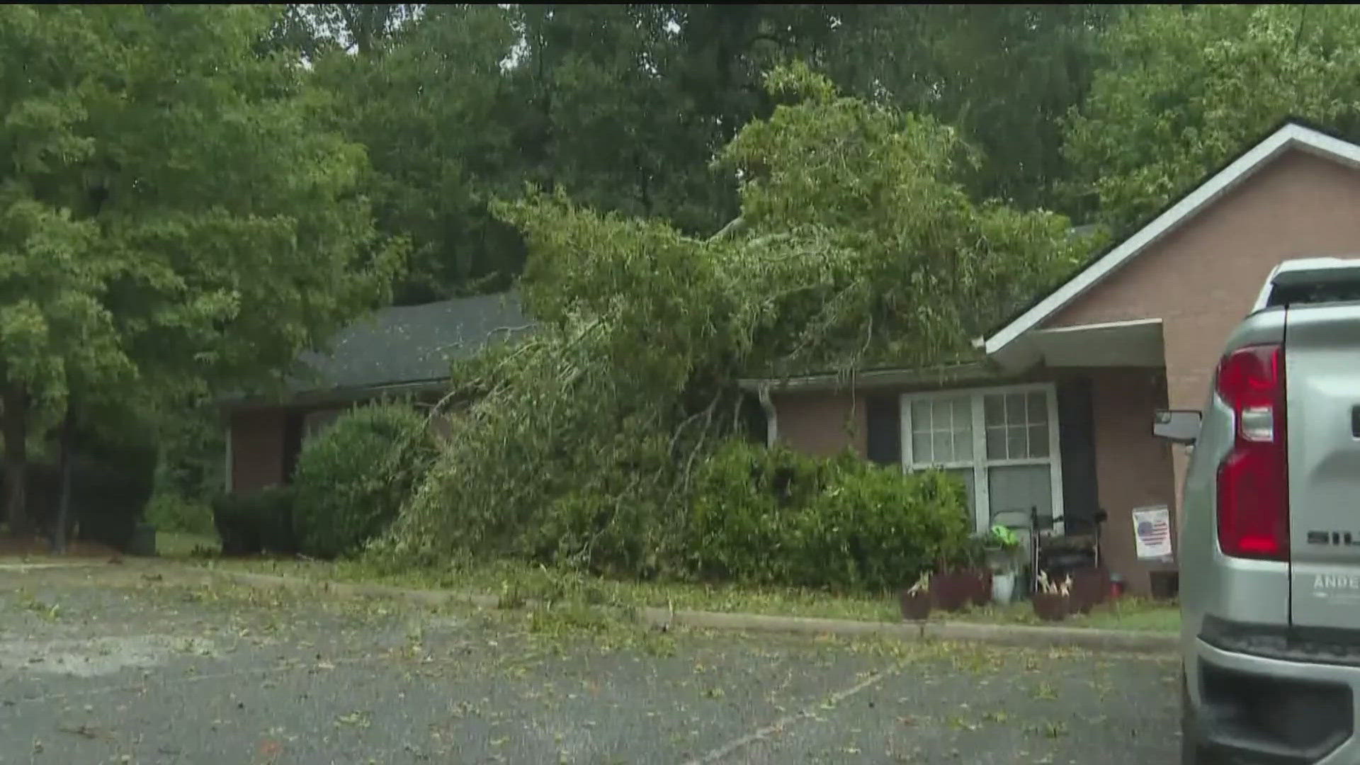 Friday's storms came after multiple severe thunderstorm warnings were issued on Thursday night for some metro Atlanta counties, causing damages in some areas.