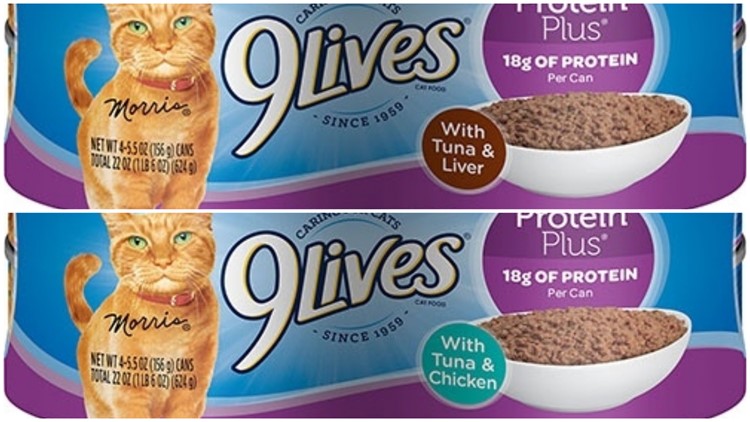 9 lives cat food recall 2020