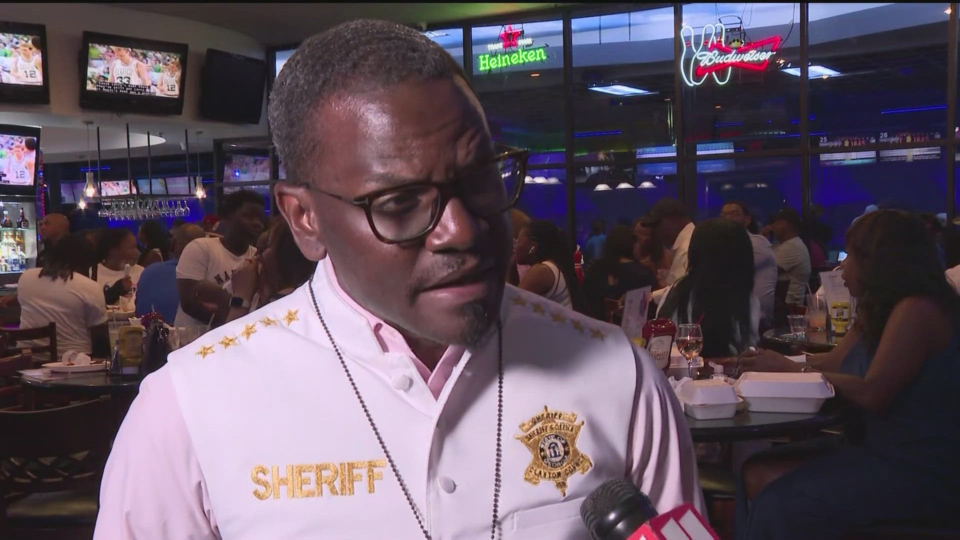 Sheriff Levon Allen said his goal for today was for his voters to come out to the polls despite low turnout.