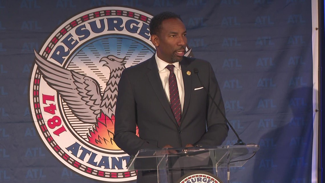 Atlanta mayor makes opening remarks at APD chief's swearing-in