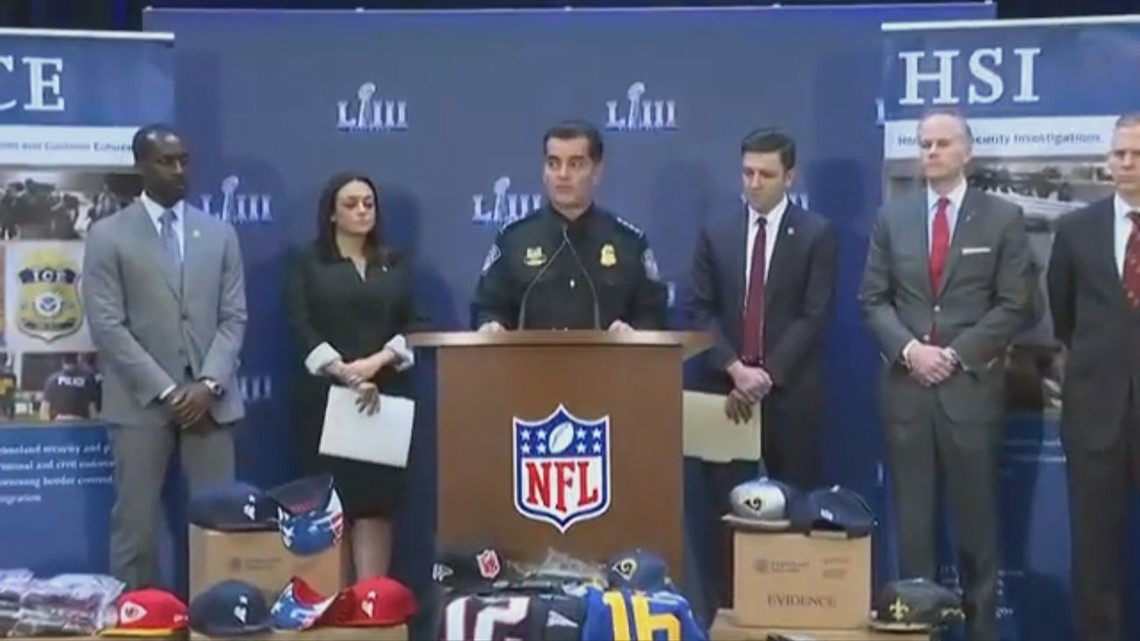 Officers confiscated 154 fake Super Bowl tickets